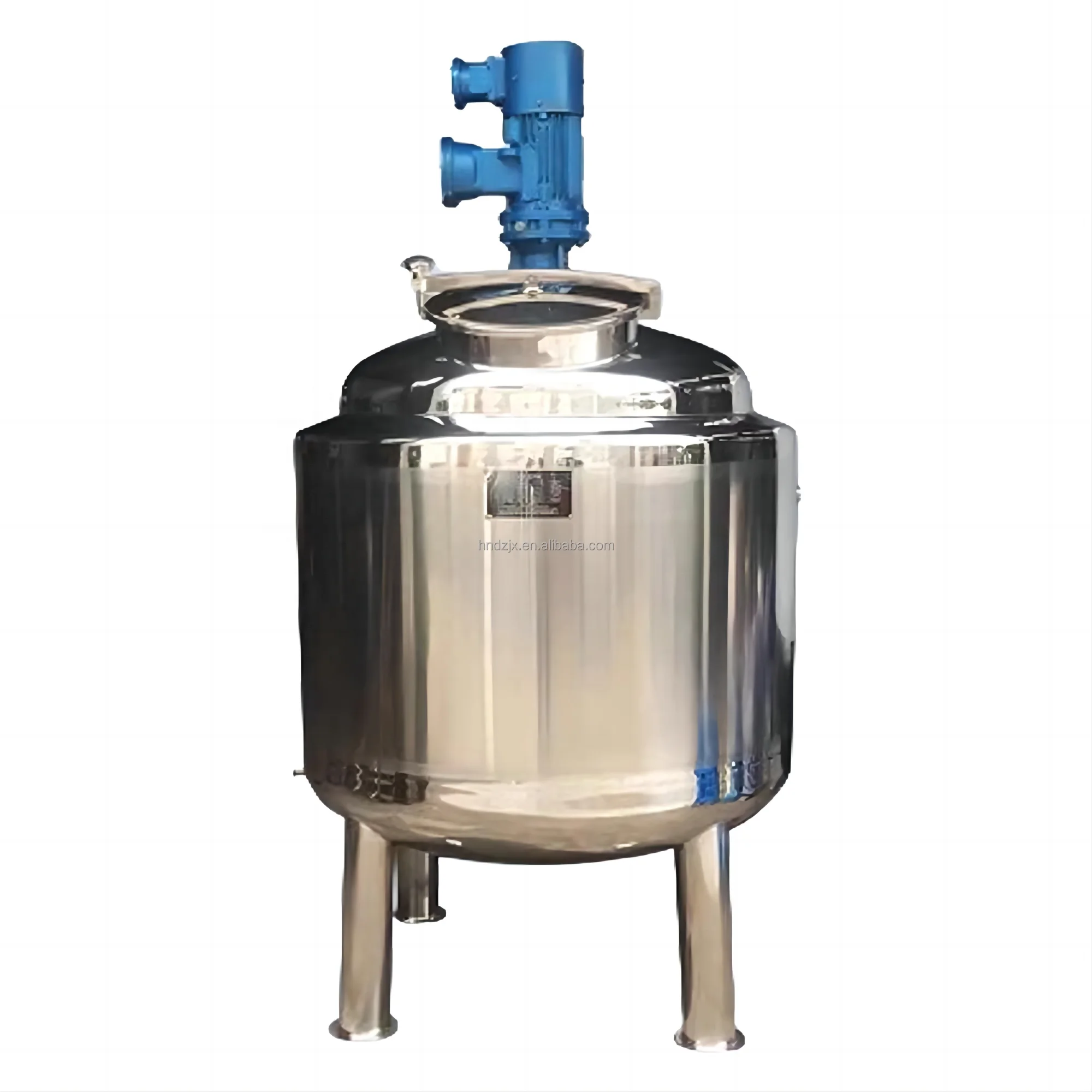 DZJX 50L 100L 200L Liquid Stirred Tank With Cooling Jacket Fruit Juice Beverage Chemical Homogenizer Emulsifier Mixing Tanks