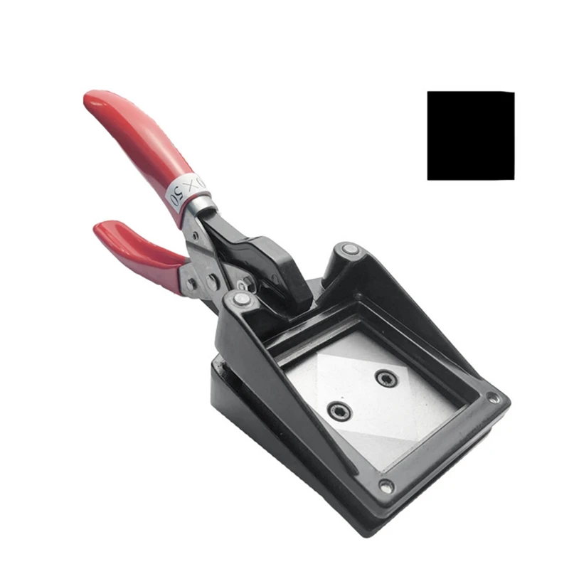 1 Piece Handheld Passport Photo Cutter 2X2 Inch Metal Photo ID Die Cutter Punch Picture Cutter Paper For Office Family