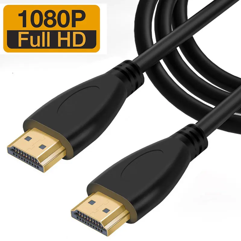 HDMI-compatible Cable Video Cables Gold Plated 1.4 4K 1080P 3D Cable for HDTV Splitter Switcher 0.5m 1m 1.5m 2m 3m 5m 10m