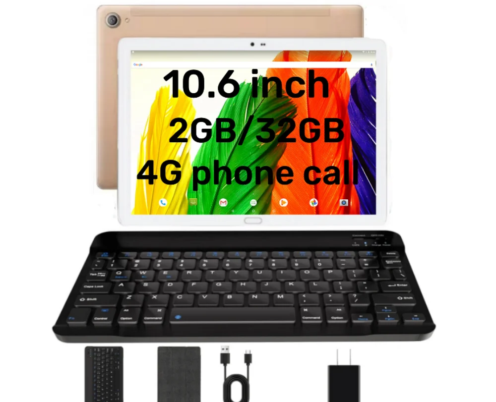 

Горячие продажи 2 ГРАМ + 32 ГБ ПЗУ 4G Телефонный звонок M106 Android 8.1 Планшетный ПК 10,6 ДЮЙМА CT101 MTK9797 Процессор 1920x1200 IPS-экран 2xSIM-карта