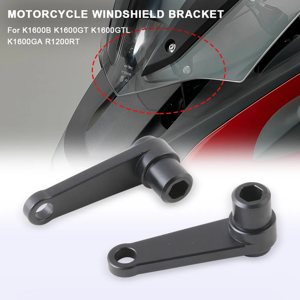 

Motorcycle Windshield Fairing Lifting Mount Bracket Windscreen Rising Holder For BMW K1600B K 1600 GT K1600 GTL K1600GA R1200RT