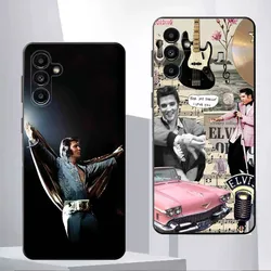 E-Elvis P-Presley Singer    Phone Case For Samsung Galaxy A13,21s,22,31,32,52,53,71,80,91 Black Soft Cover