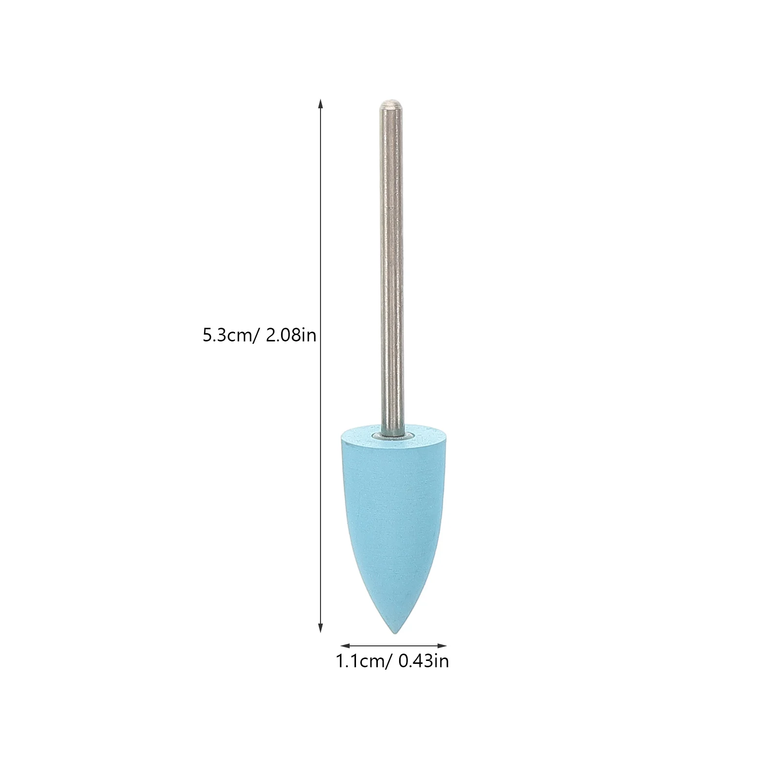 Jeu de forets à ongles 5 pièces, pour usage professionnel et personnel, outils de manucure faciles à utiliser, accessoire de polissage des ongles, grain 600