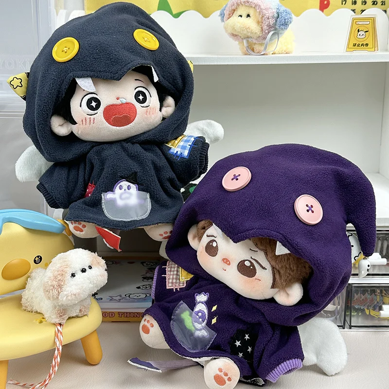 Only Clothes Original Ghost Ghost Cotton Doll Dress 10/15/40cm Doll No Attribute Cute Fashion Clothes Halloween Hoodie