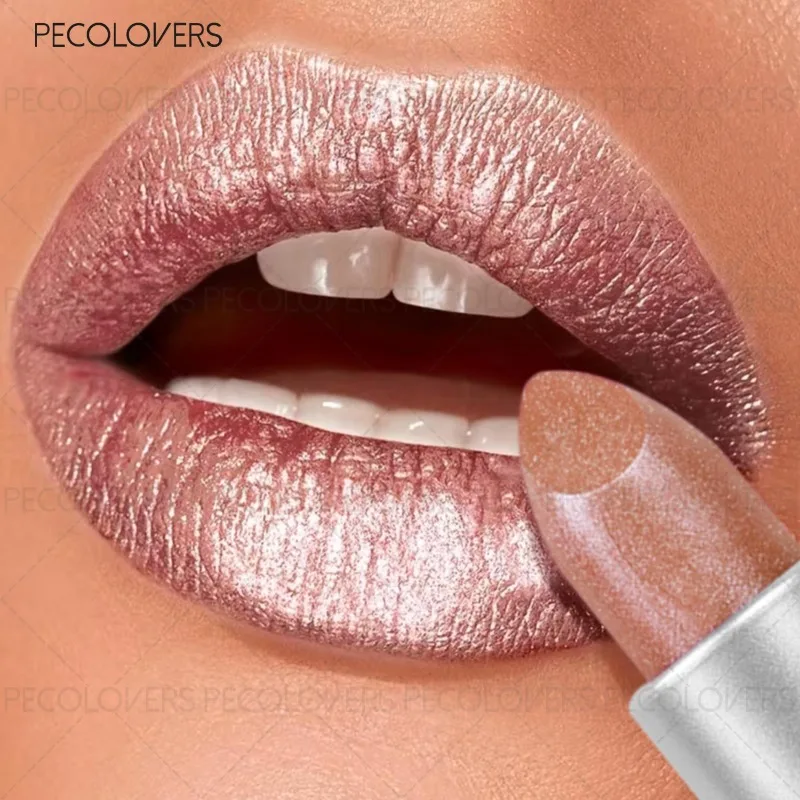 Fine Glitter Lipstick, Multiple Color Options, Glitter Lip Lipstick, Suitable for Date and Festival Makeup, Lip Cosmetics