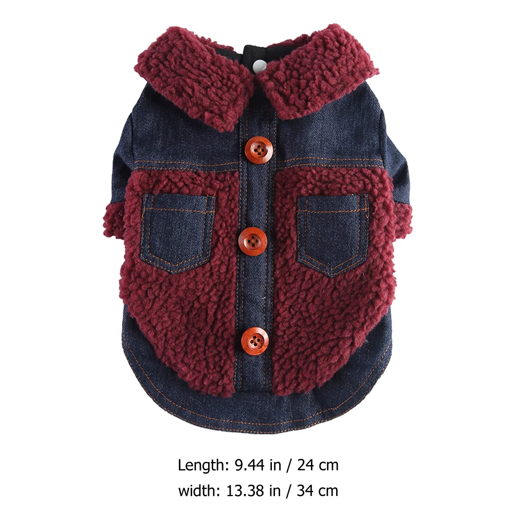 

Pet Coat Puppy Clothes Warm Costume Small Winter Outdoor Apparel Polyester Jacket Stylish Jacket Winter Dog Coat Pet Decor