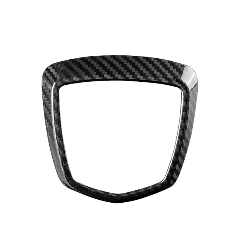 

Real Hard Carbon Fiber Cover For Fiat 500 Abarth 595 2012-2023 Rear Logo Trim Replacement Accessories-A14Z