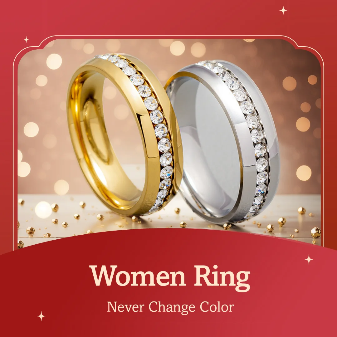 20Pcs Fashion Women Classic Wedding Ring Anniversary Gift 316L Stainless Steel Jewelry Rings Never Change Color LR419