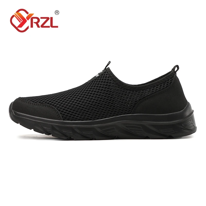 YRZL nuove scarpe da corsa per uomo scarpe sportive traspiranti scarpe da ginnastica traspiranti estive leggere per uomo taglie forti 38-46