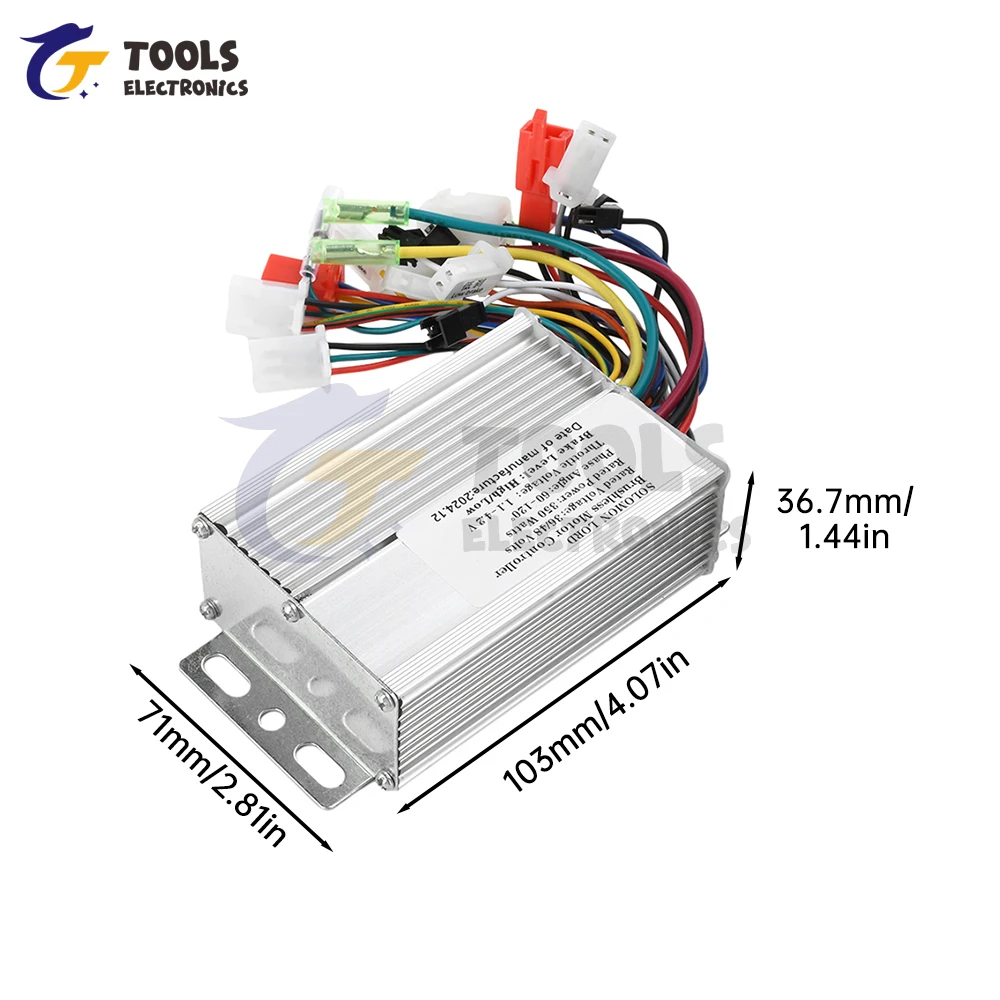 

36/48V Electric Bicycle 350W Brushless DC Motor Controller DC Motor Regulator Speed Controllerfor Electric Bicycle Scooter