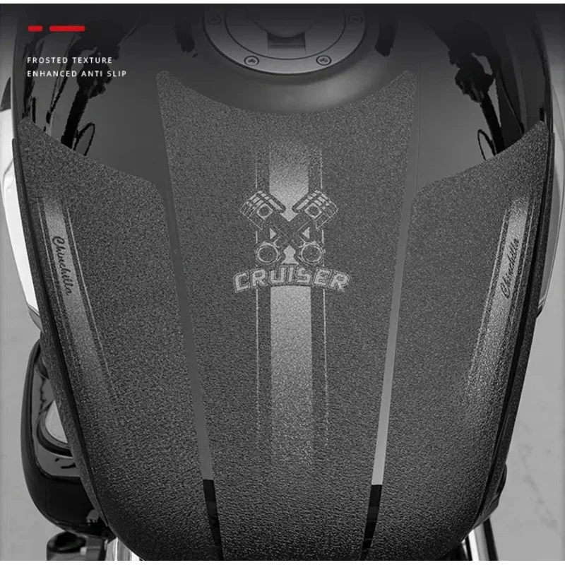 FOR BENDA Chinchilla 350 2025 Motorcycle Protector Anti Slip Tank Pad Tank Side Traction Sticker