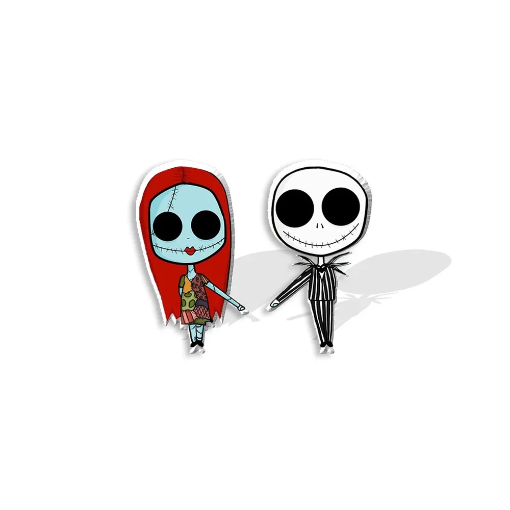 Diseny The Nightmare Before Christmas Earring Halloween Gift Skeleton Jack Personality Acrylic Fashion Jewelry Stud Earrings