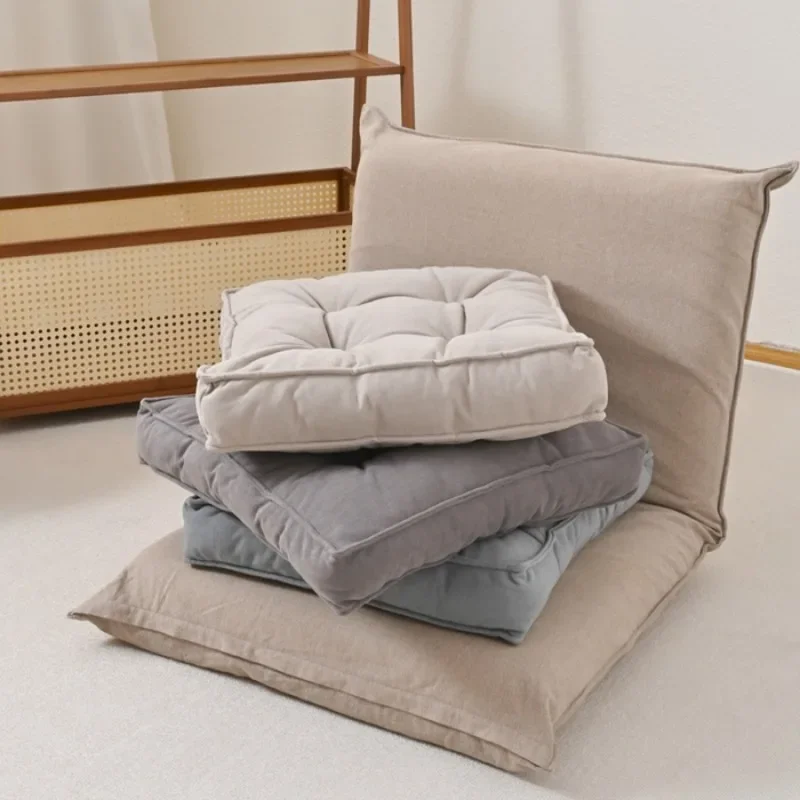 2026 New Japanese Style Breathable Minimalist Chair Cushion 10cm Thickened Pad for Office Long Sitting Students Bay Window Use
