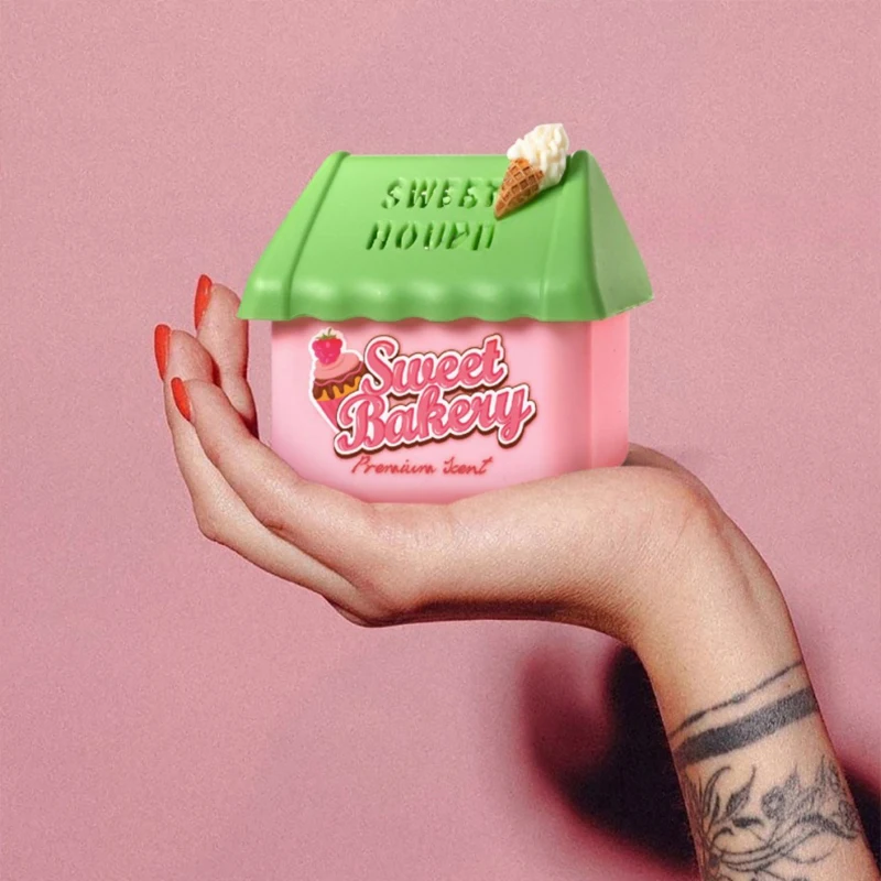 Милый мороженое, твердый аромат, насыщенный ванильный кофе, пищевой аромат, освежитель для ванной комнаты, туалета, дезодоратор, портативный автомобильный освежитель воздуха