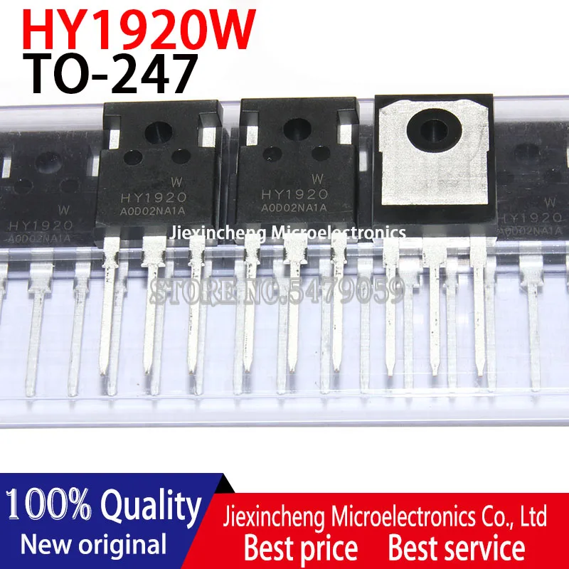 新しいオリジナルのmosfet、hy1920w、hy1920、to247、200v90a、ロットあたり10個