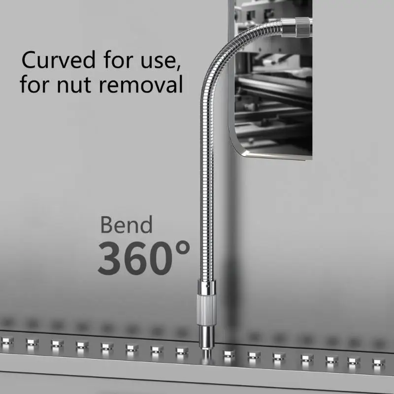 Bendable Drill Bit Extensions Hexagonal Tip Flexible Shafts Bit for Furniture Assembly and Mechanical Repairs