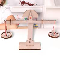 Wooden Balance Scale Set - Interactive Educational Tool for Kids