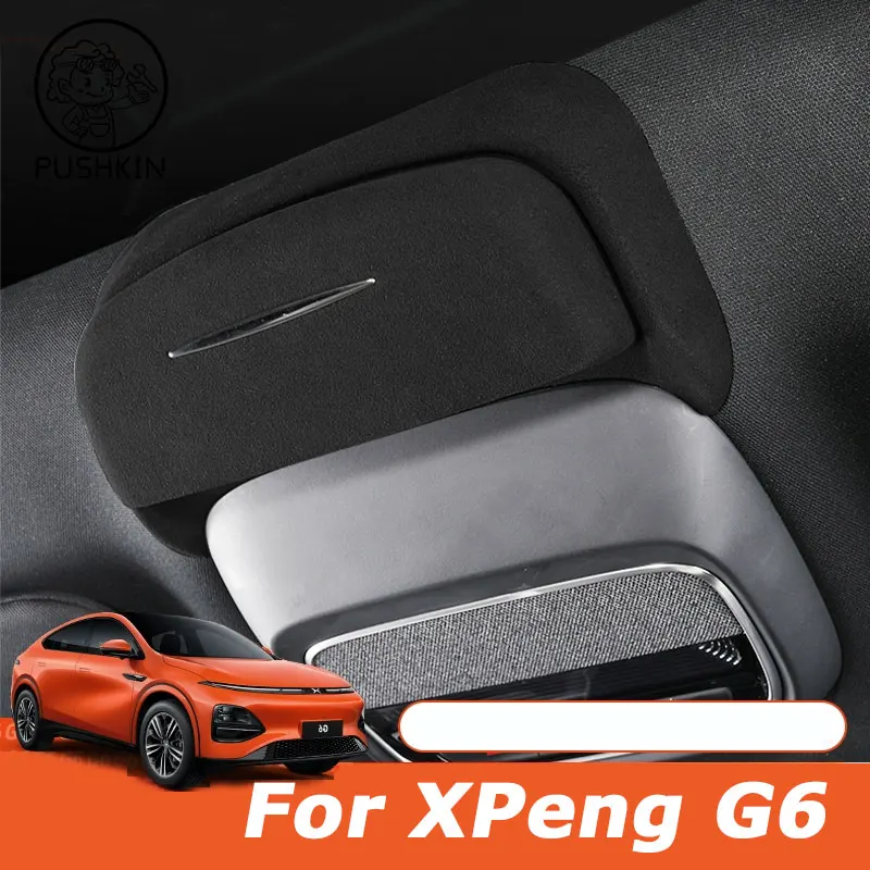 

For Xpeng G6 Car Glasses Case Sunglasses Storage Clip Modified Car Top Storage Interior Anti-scratch Protection Car Accessories