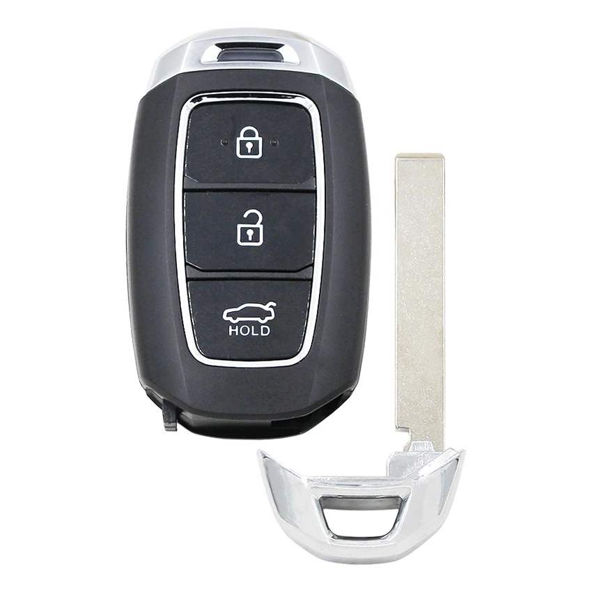 3/4/5 Button Remote Key Shell Case Fob  for Hyundai Elantra Tucson I30 Creta IX25 Solaris Kona SantaFe