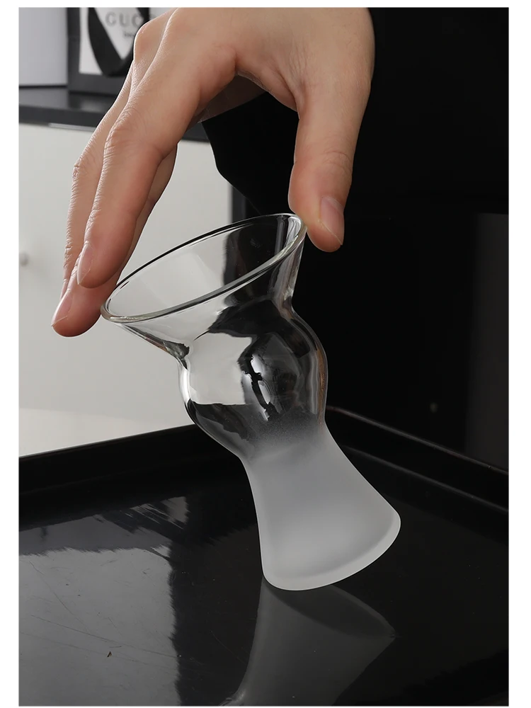 Copa de Vino Ro Tea Winewo Snow Beau Vel Profesional, Copa de Vino con Aroma, Copa de Whisky de Cristal Japonés, 0mL-200mL