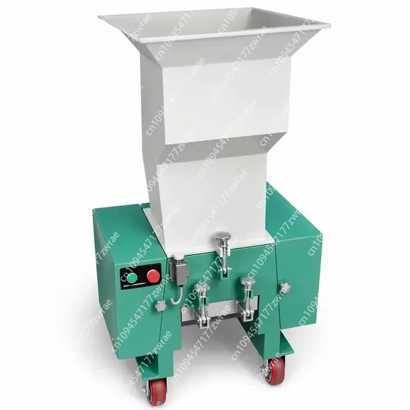 High-power 4kw Waste Plastic Shredder Sprue Single Small Silent Crusher Motor Gearbox Bearing-portable Low Maintenance