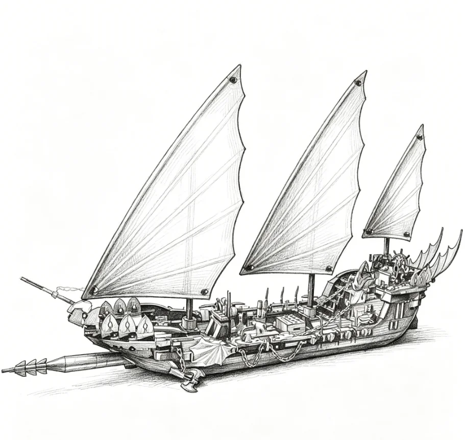 The Cheapest 756PCS Ship Model Kit Detailed Sea Adventure Ship DIY Educational Toy Christmas Birthday Gifts for fans Friends