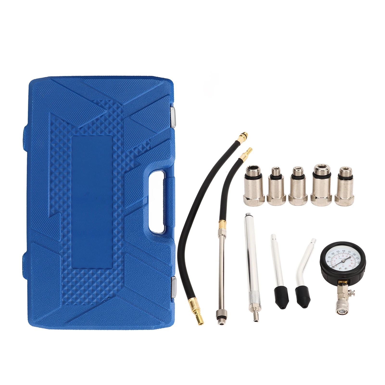 

Cylinder Compression Tester Kit 0‑300PSI Engine Uvinersal Cylinder Pressure Detection Digital Gauge Compression Tester