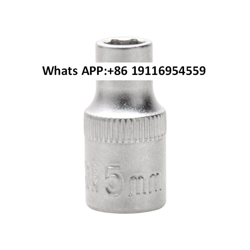 2pcs  Quick Ratchet Sleeve Head, Hexagonal 4-13 Auto Repair Short Casing Xiaofei 1/4 6.3mm Wrench
