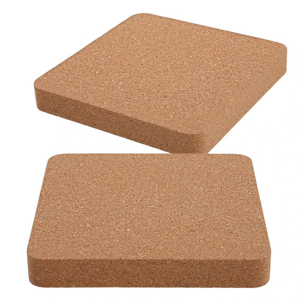 

2pcs Craft Punching Pad Thickened High-Density Cork For Hole Punch Stamping Sewing Mute Board Durable Nonslip Base