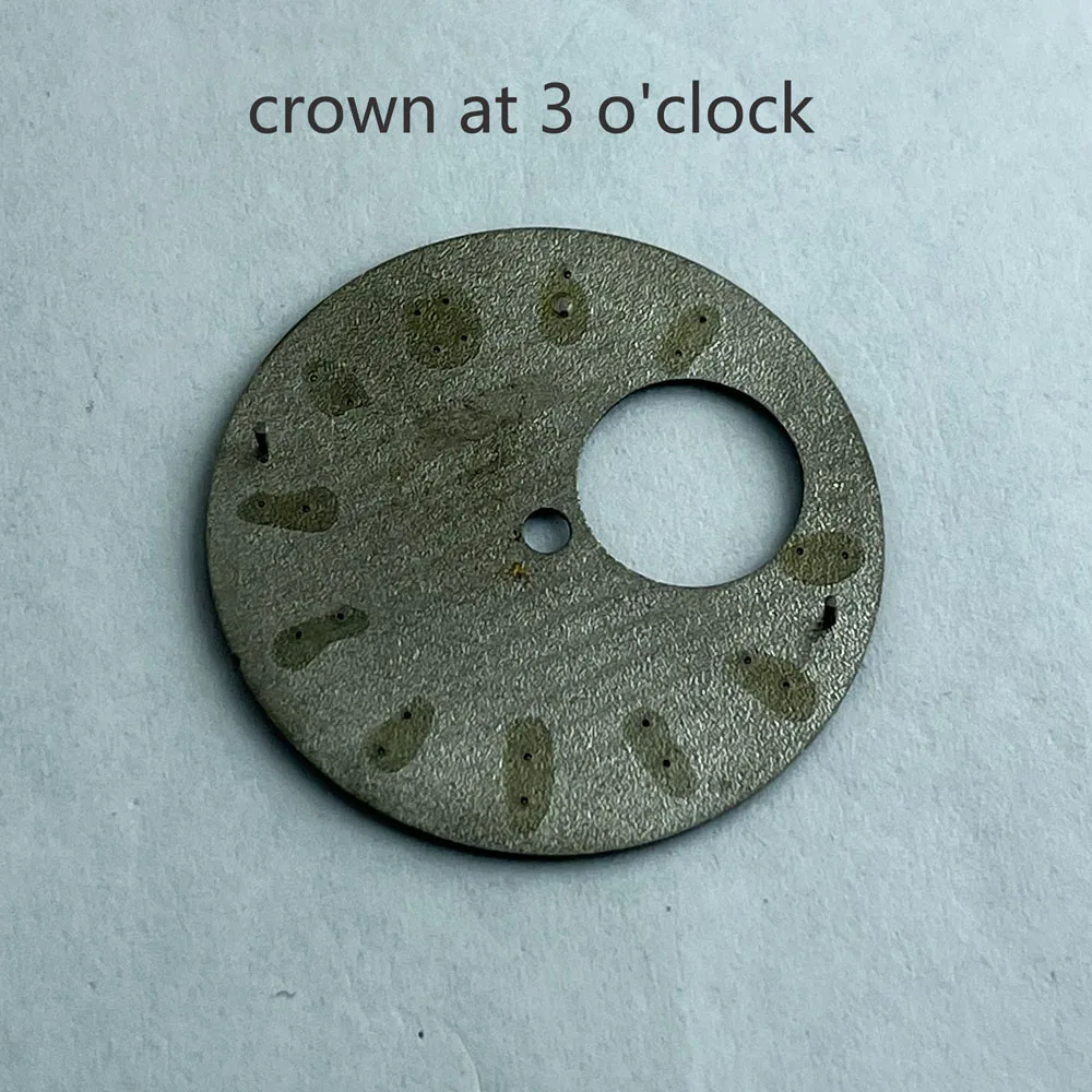 29.8mm NH38 dial luminous green blue nautilusian skeleton dial for Japan NH38 automatic movement 7018/1A-001 can customize logo