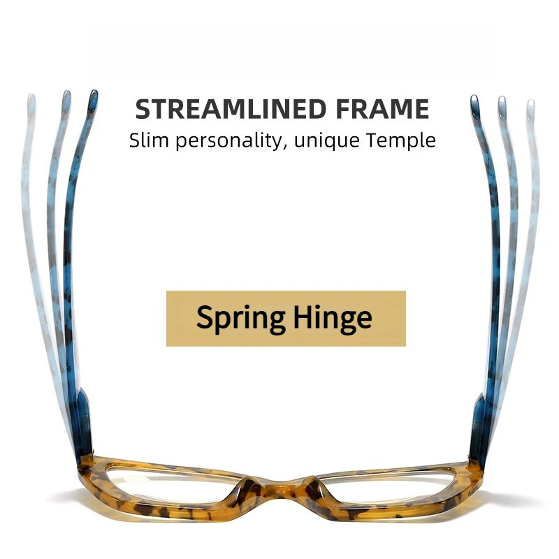 المفصلي المعدني نظارات للقراءة الملونة مضلع إطار نظارات محايد مكافحة الضوء الأزرق طول النظر الشيخوخي نظارات 0 + 1.0 + 1.5 + 2.0 + 2.5 + 3.0 #4