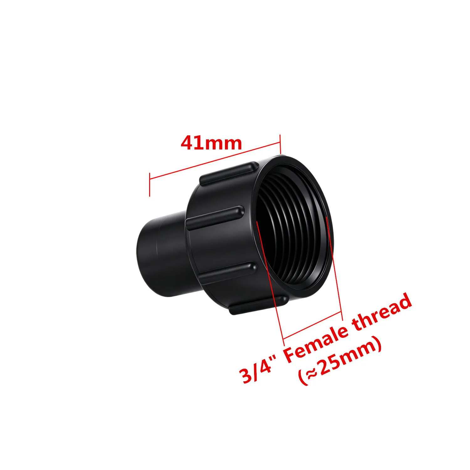 16mm PE Pipe Flushing Valve for Garden Accessories Agricultural Irrigation 3/4