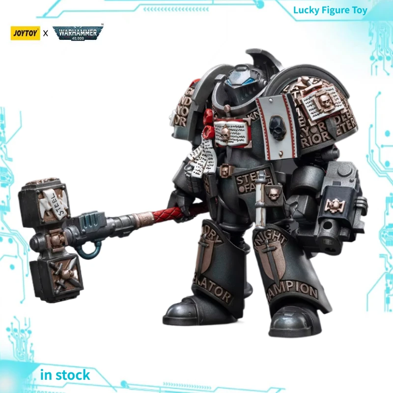 【Op voorraad】JOYTOY Warhammer 40K 1/18 Action Figure Grey Knights Terminator Caddon Vibova voor Game Soldier Model Toy