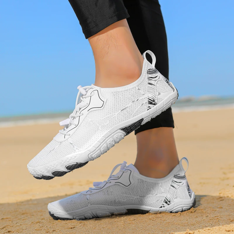 Man Barefoot Water Shoes Woman Aqua Shoes Couple Beach Shoes Gym Outdoor Training Footwear Swimming Anti-slip Quick-dry Sneaker view 2