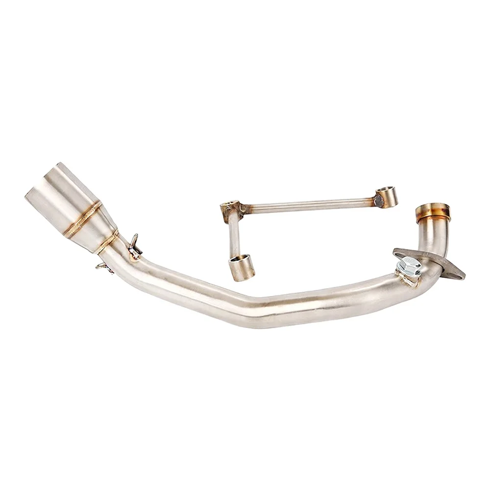 Auspuffanlagen Slip On für Yamaha Zuma 125 BWS 125 Motorrad Auspuff Vorderes Verbindungsrohr Schalldämpfer Endrohre Auspuffrohre – Detail 5