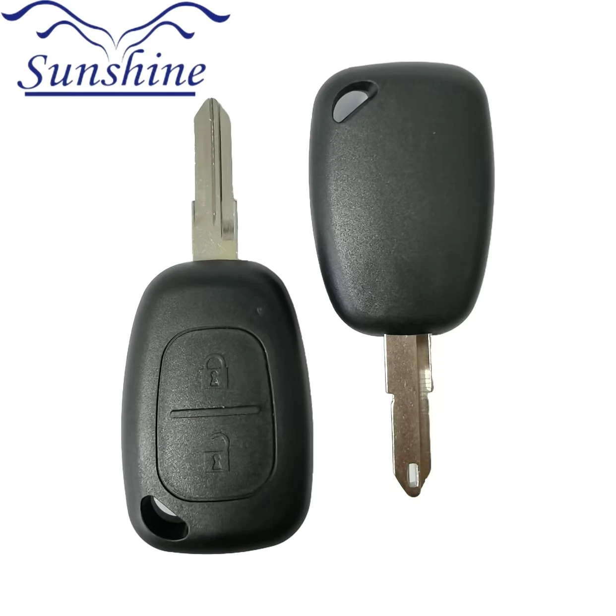 Sunshine For Renault Traffic Master Vivaro Movano Kangoo Remote Key Fob 2 Buttons 433MHz ID46 Chip Transmister NE73 VAC102 Blade