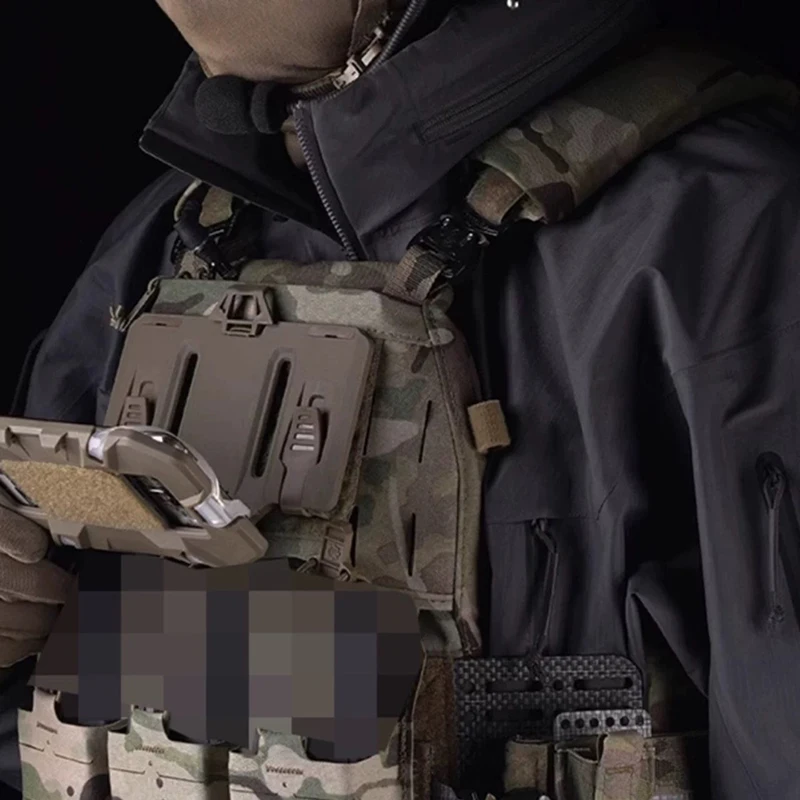 Gilet tattico MOLLE tavola di navigazione pieghevole CS military Airsoft Gear Molle tablet phone holder caccia chest bag map bag
