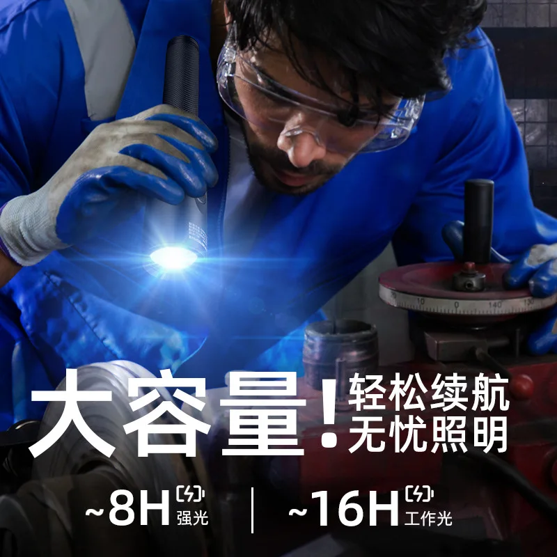 Lanterna LED carregando iluminação de bombeiro de resgate de emergência