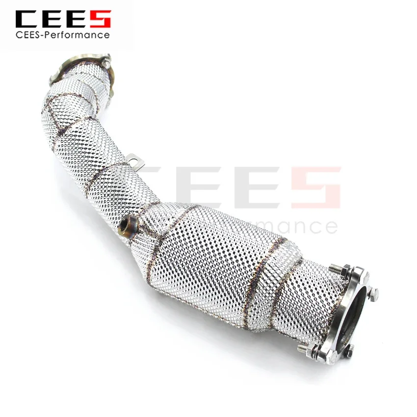

CEES High-Performance SS304 Exhaust System w/Catalyst for Audi A4L 2.0T - Headers & High-Flow Downpipe