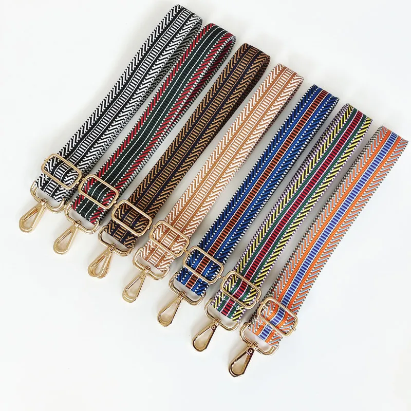 ملحقات حقيبة جديدة كتف واحد مائل حقيبة كتف حزام كتف قابل للتعديل حزام كتف عريض حقيبة ملونة حزام متباين #1