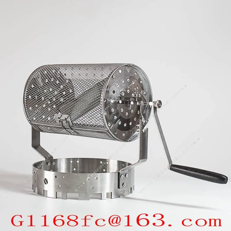 Home Coffee Roaster, Bean Dryer, Small Peanut and Melon Seed Stainless Steel Stir Fry Machine