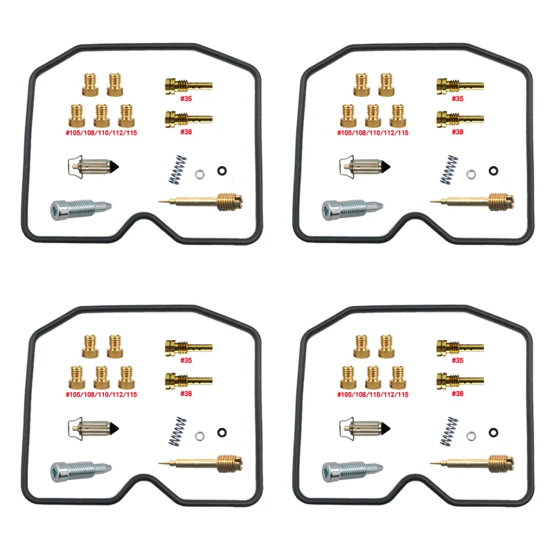 KAWASAKI VOYAGER XII ZG1200 B 1987-2003 Carburetor Repair Kit with Plunger Diaphragm Float Parts