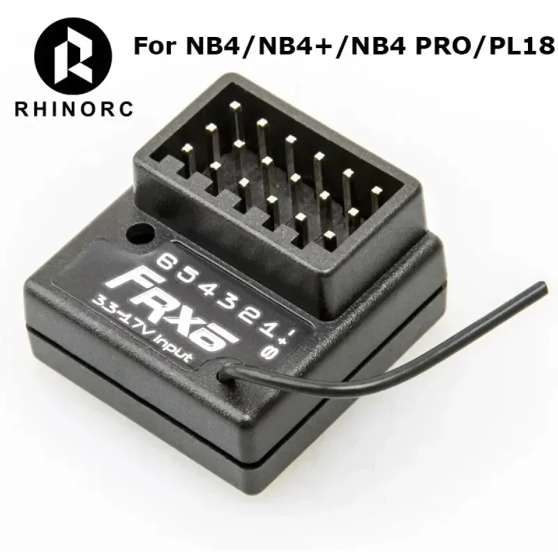 

Hot FRX6 Receiver 4CH Bidirectional 2.4G Mini Receiver For RC Car Remote Control FLYSKY NB4 NB4+ NB4 PRO PL18