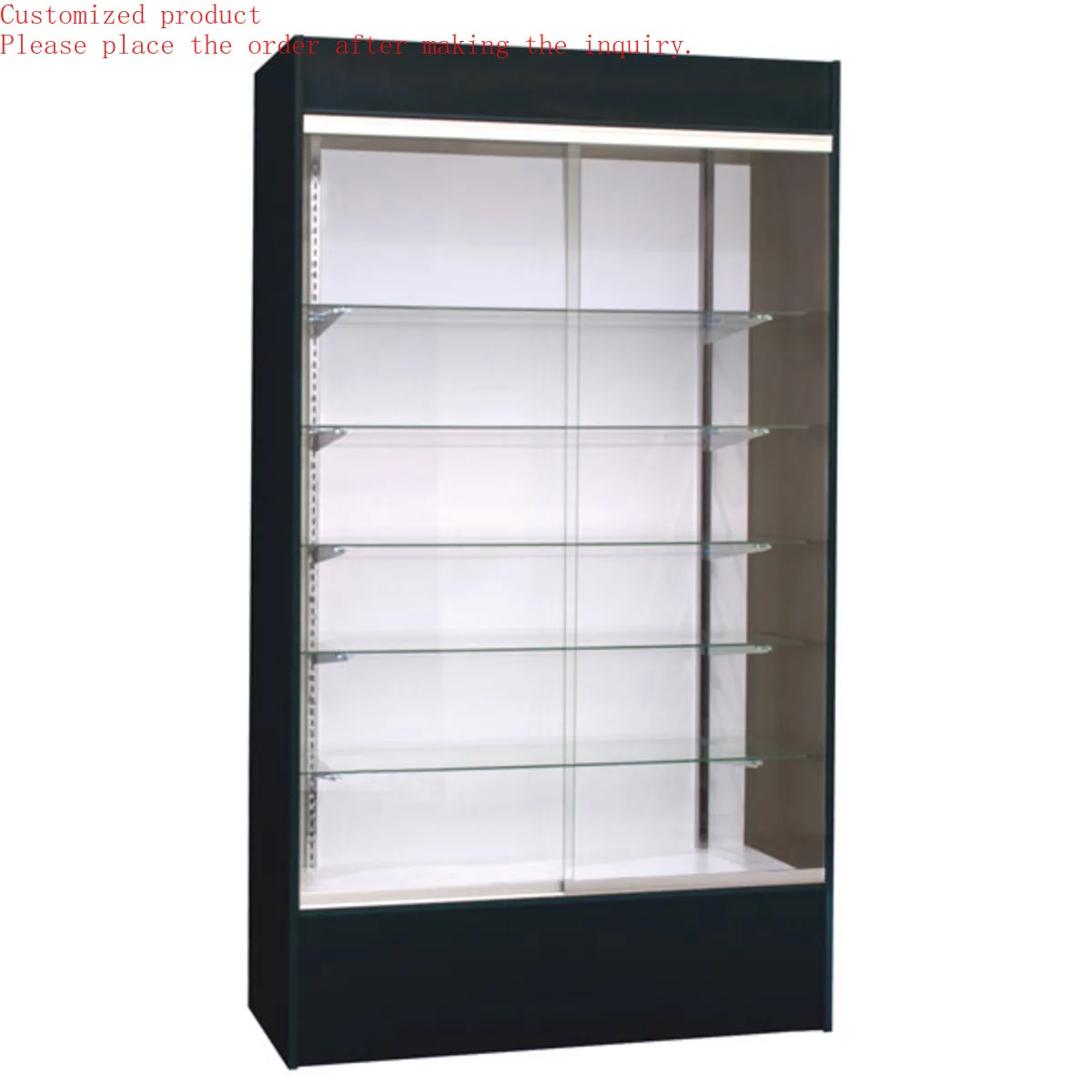 

Custom.HiKUYA Factory Customized Shop Mall Display Glass Cabinet