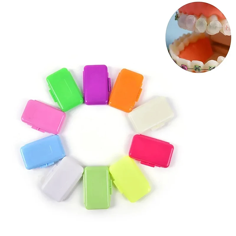 Tandheelkundige Orthodontie Beugel Bescherming Wax Verborgen Brace Dragers Gaven De Voorkeur Aan Mondverzorging Hygiëne Tools Fruit Geur Multi-Smaak Optioneel