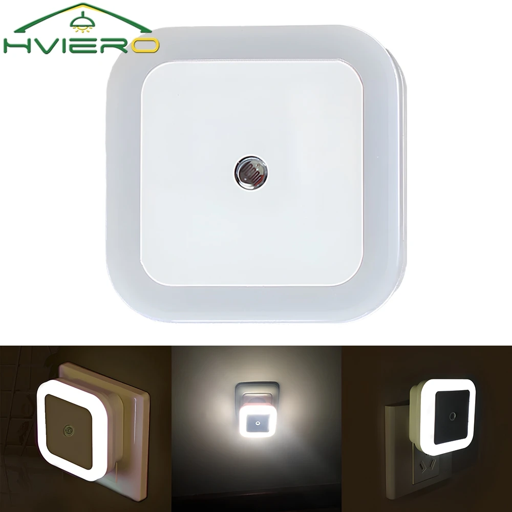 

LED Night Lights Motion Sensor Smart Bulbs Battery Operated Bedside Square Wall Lamps Room Hallway Pathway Toilet Homes Lighting