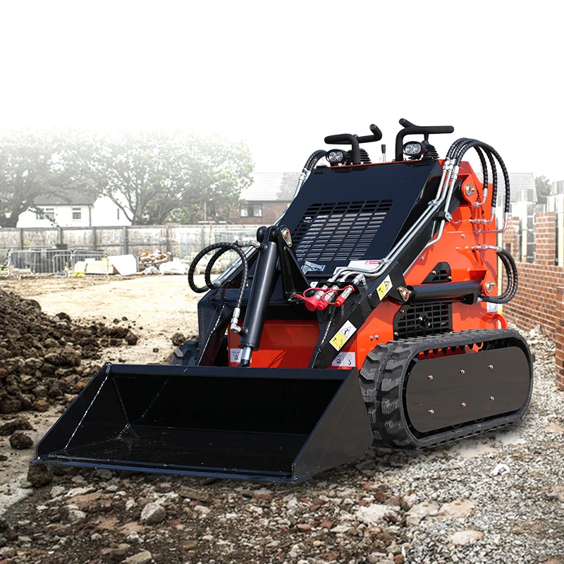 Compact Body Design Pilot Hydraulic Control Bobcat Skid Steer Loader Diesel Skid Steer Loader mini Skid Steer Track Loader