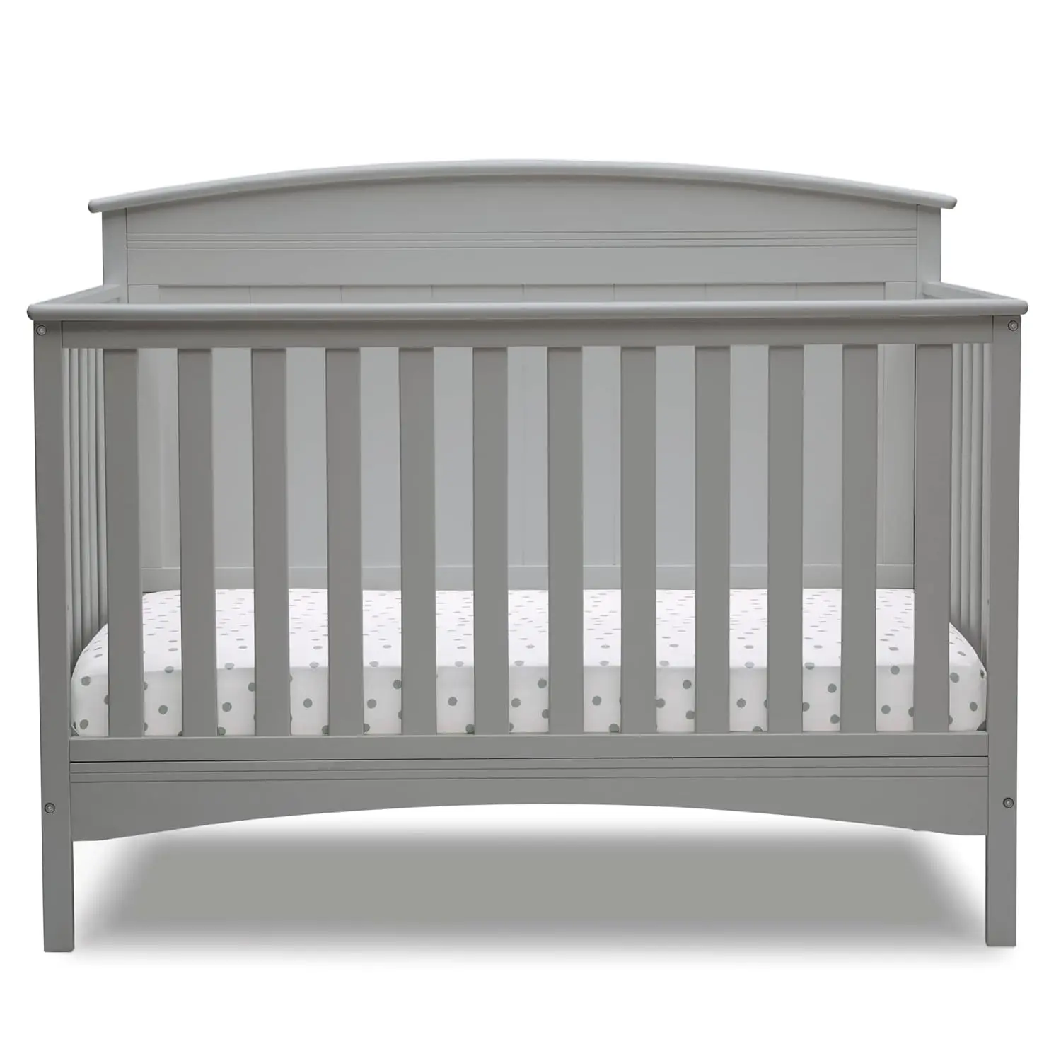 Archer Solid Panel Bebé Convertible 4 en 1 - Certificado Greenguard Gold, Gris