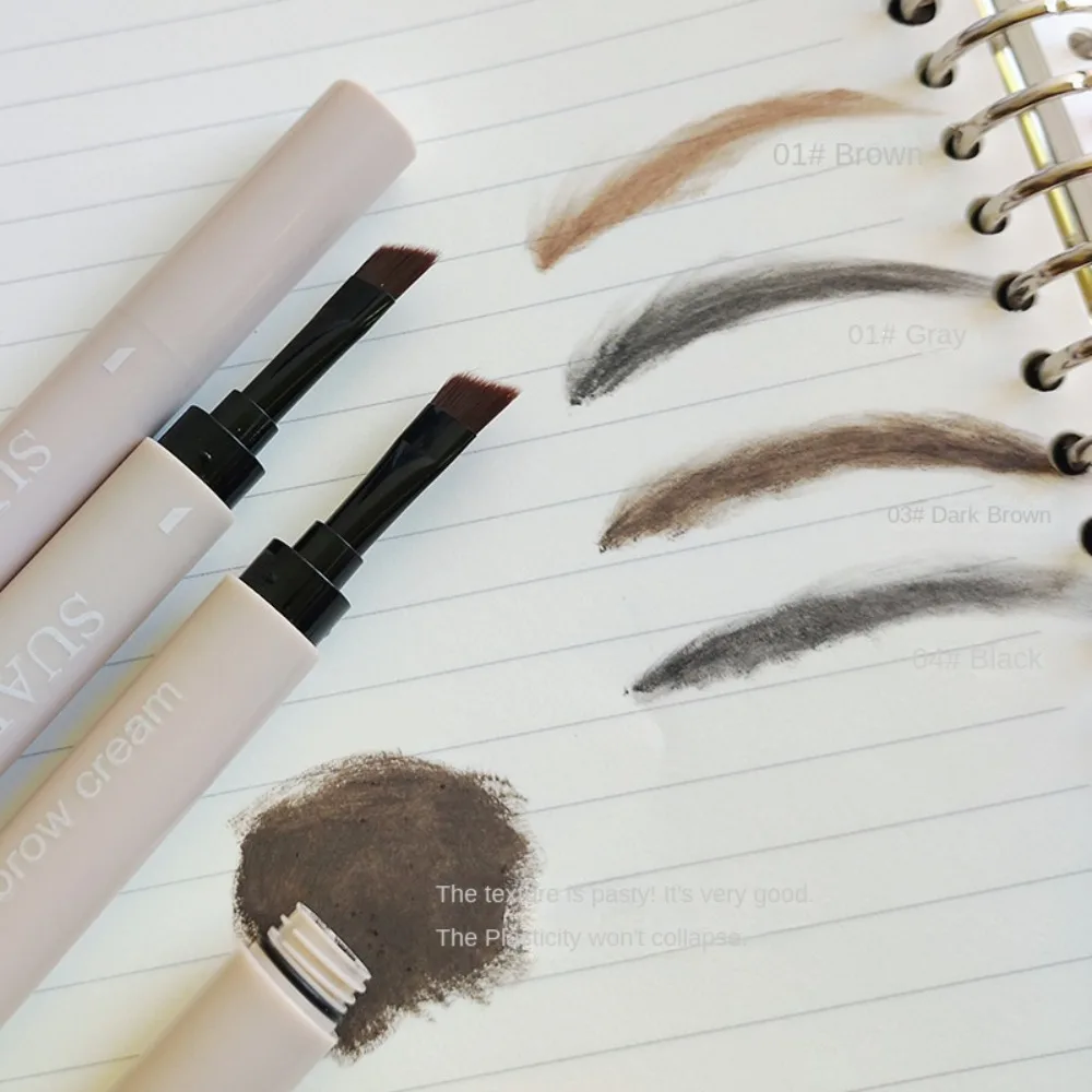 Pomada para cejas, aplicador de lápiz de cejas 3D, resistente al agua, tinte de Gel para cejas marrón, crema para cejas salvaje de larga duración, maquillaje de ojos