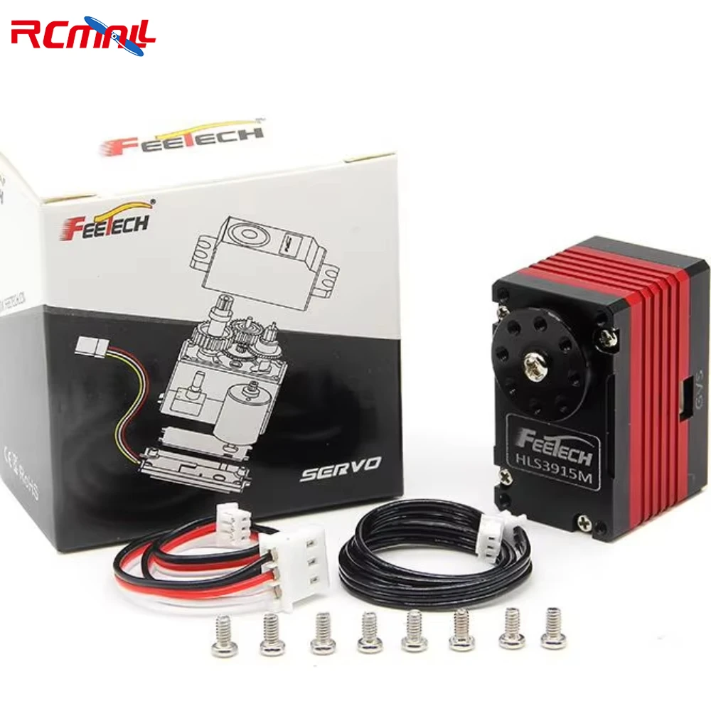 Feetech HLS3915M 12V 14KG Double Shaft Constant Force TTL Serial Bus Servo Coreless Motor 360 Degree for Robot Arm Fixture DIY
